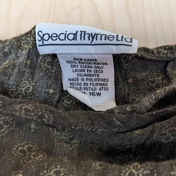 Special Thyme Ltd, Boho, Native Pattern Dress (16W) - Picture 5 of 13